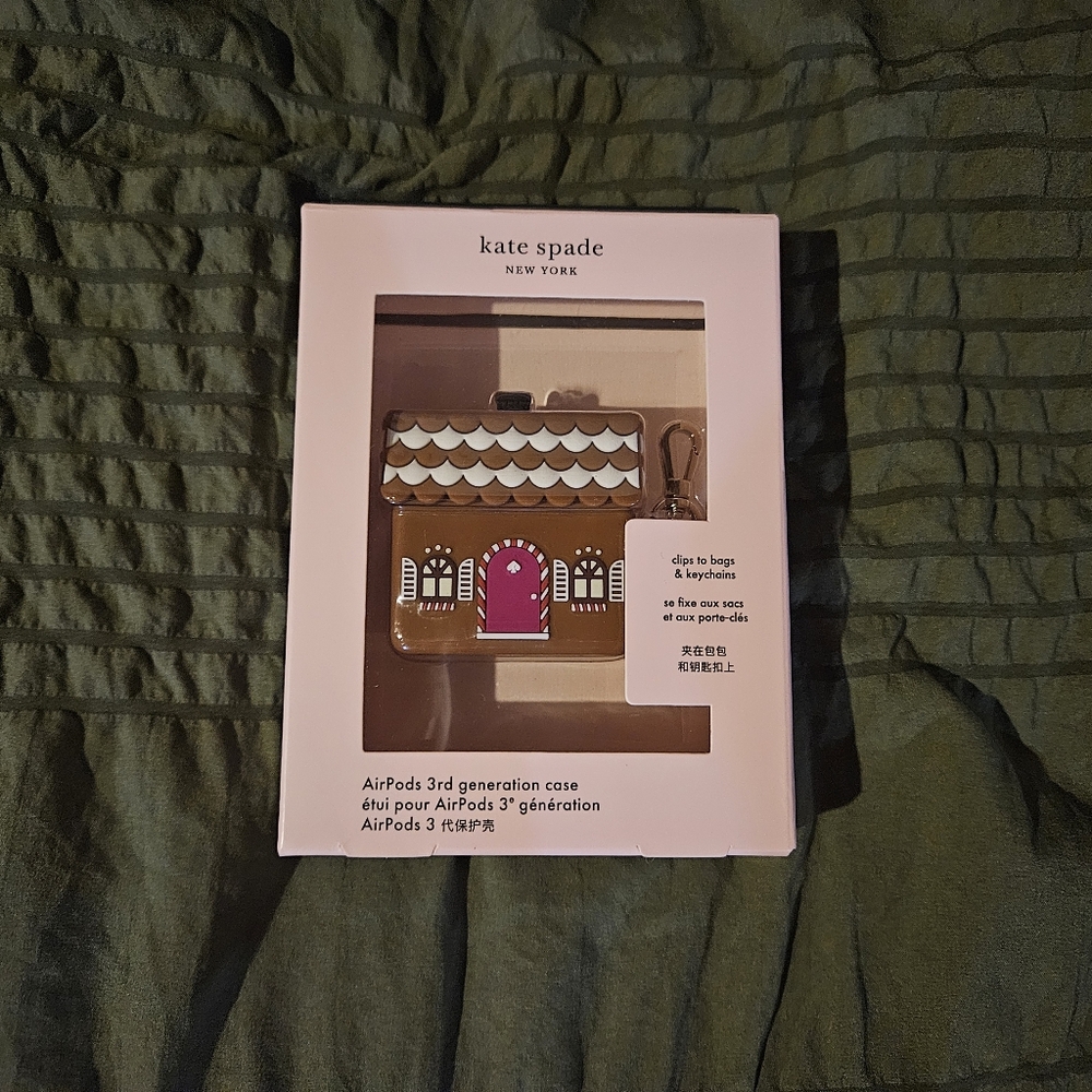 Kate Spade Gingerbread House AirPods Case